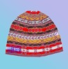 (BR0791A) Knitted winter beanie hat