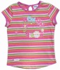 Kids summer Tee  11443#plum red stripes