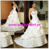 Fashion Ivory Embroidery wedding dresses W106