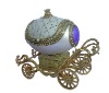 goose egg music box, metal egg jewelry box,egg ornament