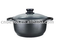 Die-cast aluminium soup pot