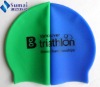 Slicone swimming cap for adults with logo hot-sale