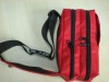 red waist bag