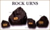 Resin Rock Cats figurine Urns Rock Urns