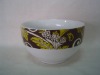 PORCELAIN 5.5" ROUND BOWL WITH DECAL