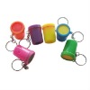 Mini plastic horn with key ring