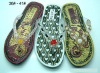 PI2007 /PVC slippers/crystal slippers/flip flop