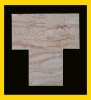 golden marble tile