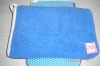 microfiber cleaning mitten with sponge