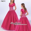 2010 new fashion taffeta beading prom dress PM293