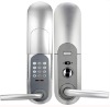 digital handle door lock MP1311-1010 with mobile/mobile message/remote/Pin code/card unlock function