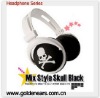 Mix-Style (mix style) Skull Portable Headphone for MP3 MP4 DVD Player