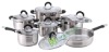 12pcs stainless steel cookware set  (CW1227)