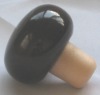 Wooden cap synthetic cork wine bottle stopper TBW20