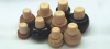 Wooden cap synthetic cork wine bottle stopper TBW