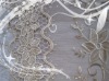 voile curtain/flat embroidered fabric/lace curtain/embroidered curtain/drapery