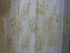 elegant shower embroidered curtain/ribbon embroidered curtain