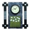 PAINTING WALL CLOCK--craft clock