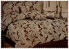 7 pcs jacquard comforter set bedding set