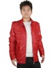 pu leather jacket(pu jacket,mens leather jacket)(09926)