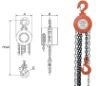 1t 2t 3t 5t 10t 20t 30t 50t chain hoist