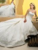 2010 elegant lace with beading bridal wedding gown HS0833