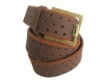 Leather belt