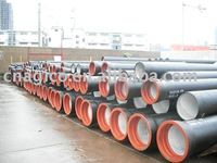 K9 ductile cast iron pipe coated by cement, epoxy and zinc