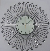 Flower Metal craft clock