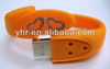 Fashionable silicone USB bracelet