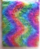 Faux plush fur fleece