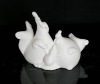 white porcelain chicken decor