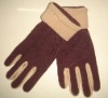 woman fleece gloves