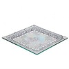 Wedding Decor Handicraft Square Glass Mosaic Plate Platter/ Salver