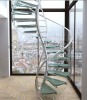 tempered glass stairway