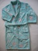 100% Polyester polar Fleece bathrobe,super soft, warm,plush,comfortable