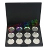 12 piece eyeshadow magnetic empty cosmetic palette 36mm