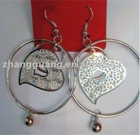 Stylish Love Leaf Computer Chip Earrings