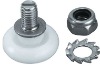 Bathroom shower roller pulley