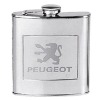 Vehicle logo hip flask