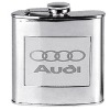 Vehicle logo hip flask