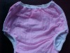 cotton and plastic baby pants