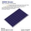 Sinski 200W  PV Panel