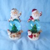 resin christmas snowball/santa claus snow globe