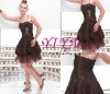 Short Taffeta Evening Dress(LF0813)