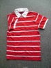 stripe polo tshirt,stripe tshirt,fashion tshirt(ZZJC-42)