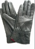 Lambskin leather gloves