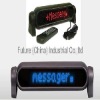 Blue 7*50dots led car moving sign