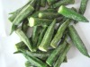 frozen okra ( whole, organic )