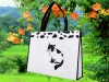 green eco friendly non-woven shopping bag